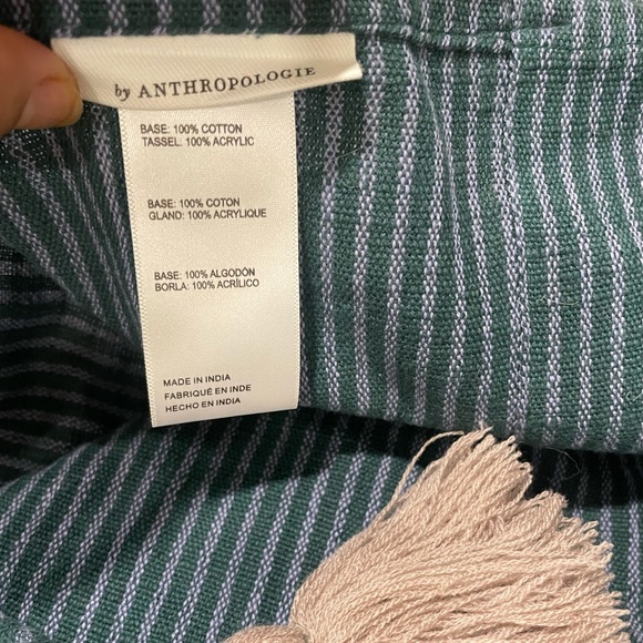 2 Panels - NEW Anthropologie Mindra Stripe Curtain - Luxury Length, 96” X 50” - Picture 5 of 5